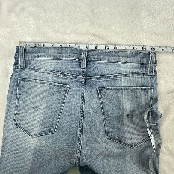 Hudson Women's 30 Barbara High Waist Crop Jeans Light Wash Distressed Denim - Picture 8 of 11